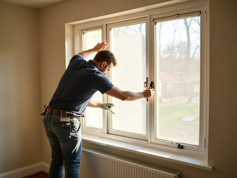 Pose finale d’une moustiquaire sur mesure dans un appartement genevois